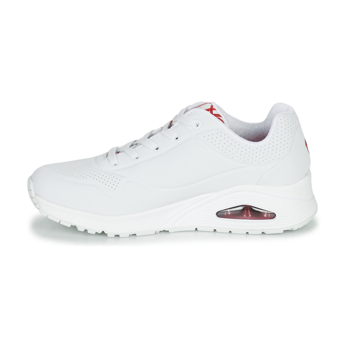 Sneakers basse Donna Skechers UNO Bianco