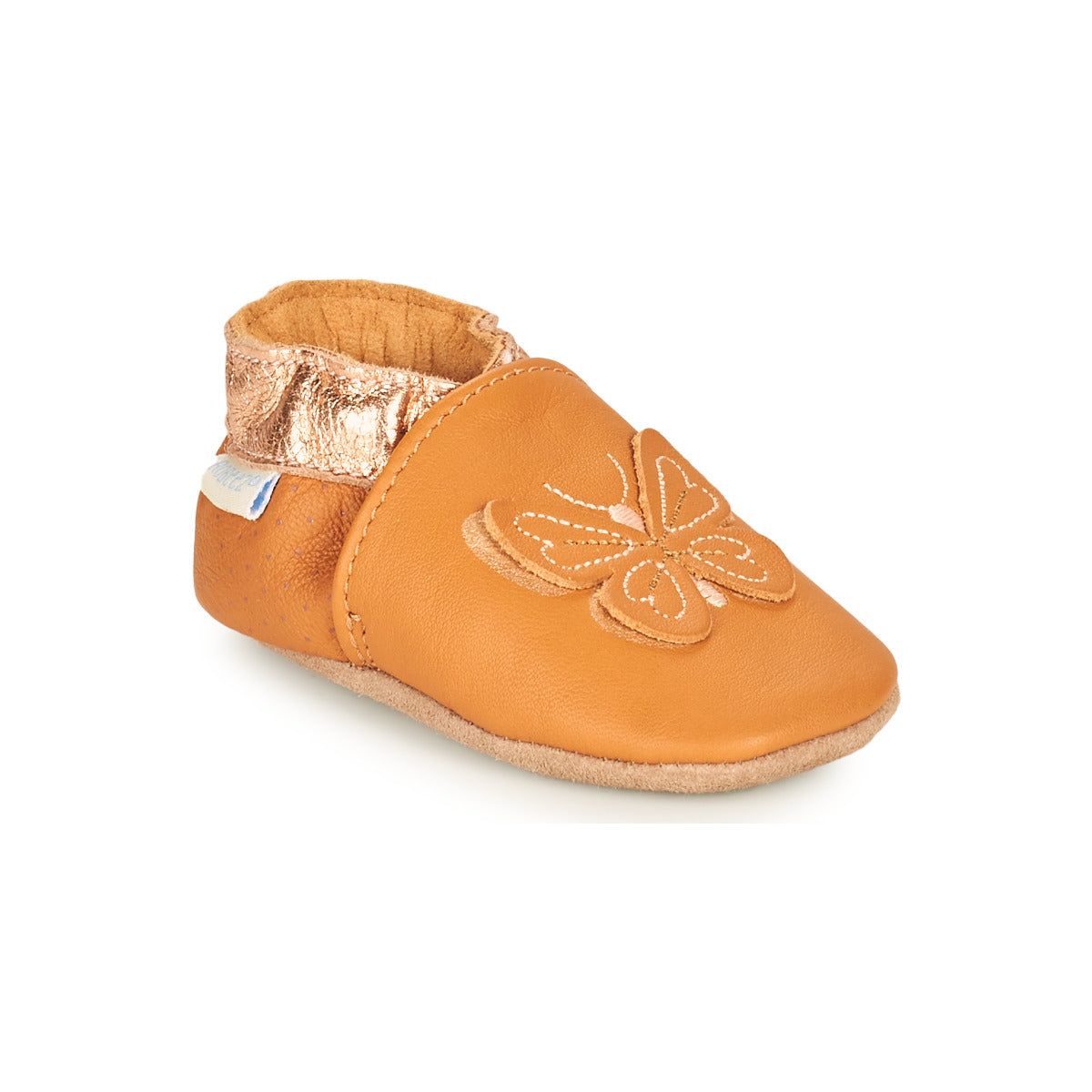 Pantofole bambini ragazza Robeez FLY IN THE WIND Marrone