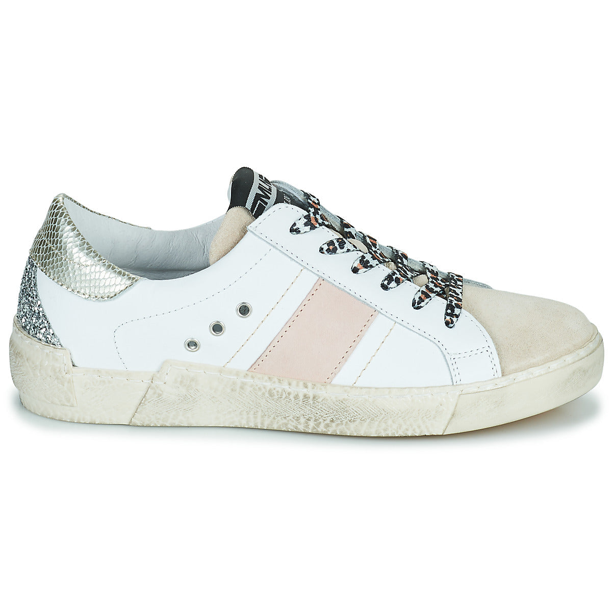 Sneakers basse Donna Meline NKC166 Bianco