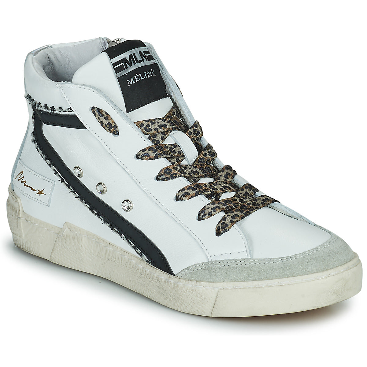 Sneakers alte Donna Meline  NKC320  Bianco