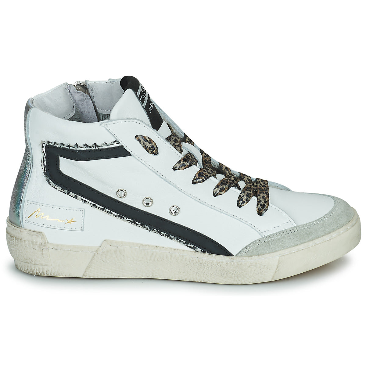 Sneakers alte Donna Meline NKC320 Bianco