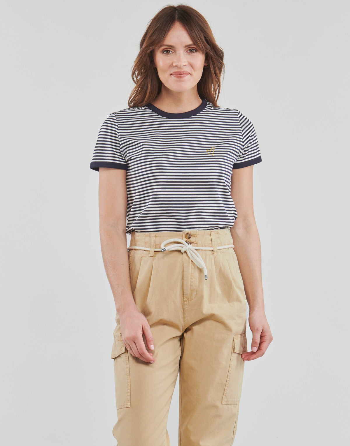 T-shirt Donna Esprit  OCS Y/D STRIPE  Marine