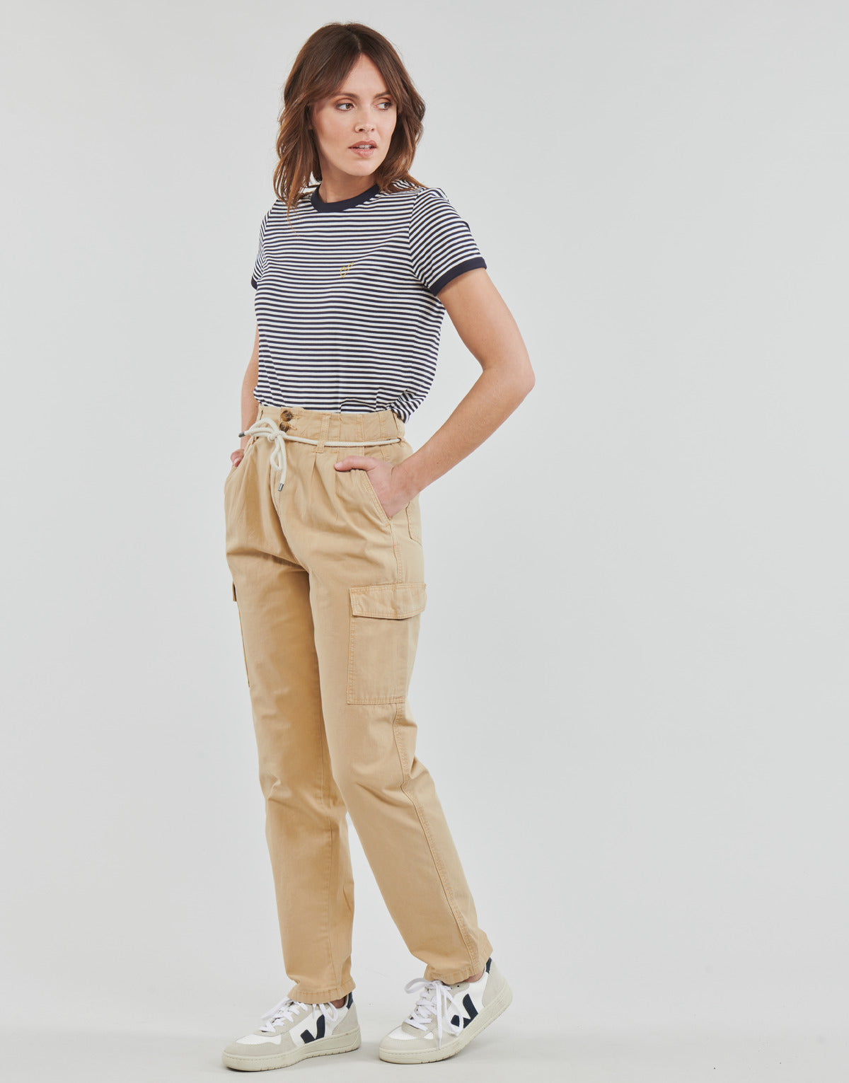 T-shirt Donna Esprit  OCS Y/D STRIPE  Marine