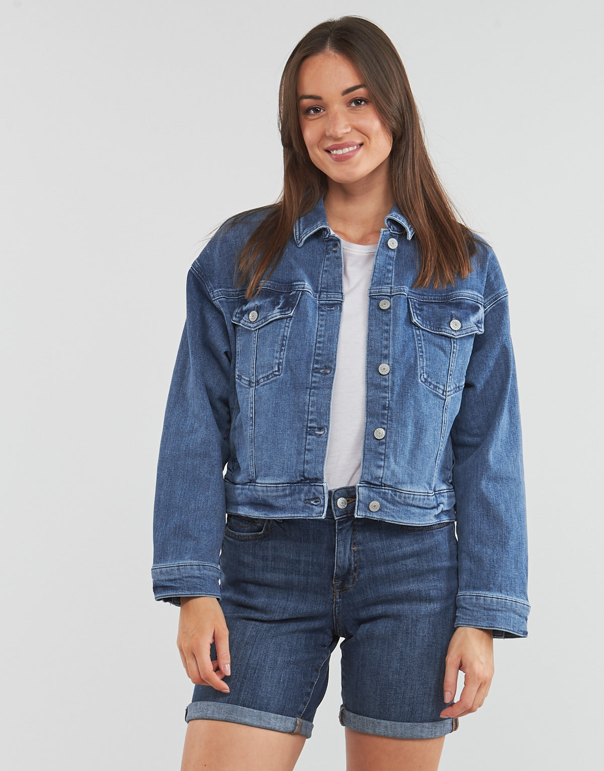Giacca in jeans Donna Esprit Denim Jacket Blu