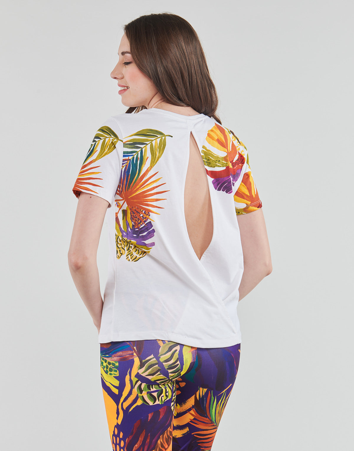 T-shirt Donna Desigual  TS_MINNEAPOLIS  Bianco