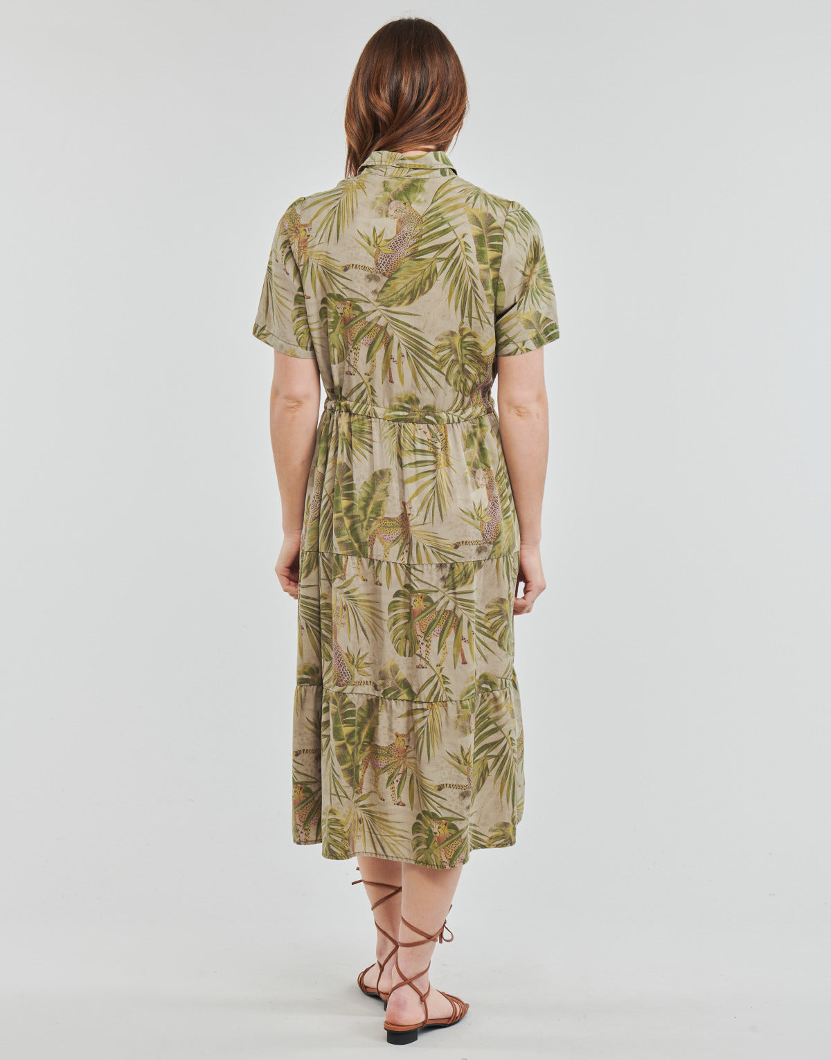 Abito lungo Donna Desigual VEST_ÁGORA Kaki