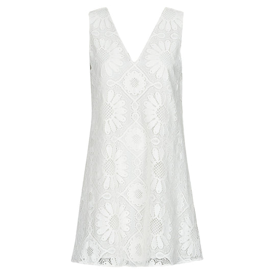 Abito corto Donna Desigual  VEST_HAMBURGO  Bianco