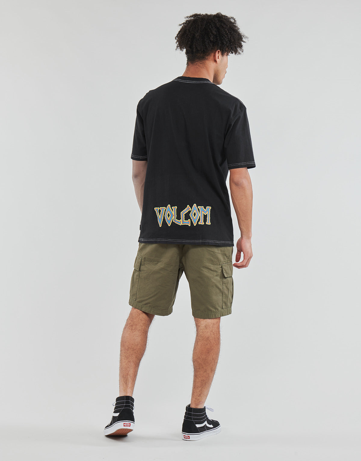 T-shirt Uomo Volcom  RICHARD FRENCH FA GD LSE SS  Nero