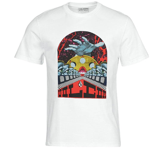 T-shirt Uomo Volcom ELZO DURT FA SS Bianco