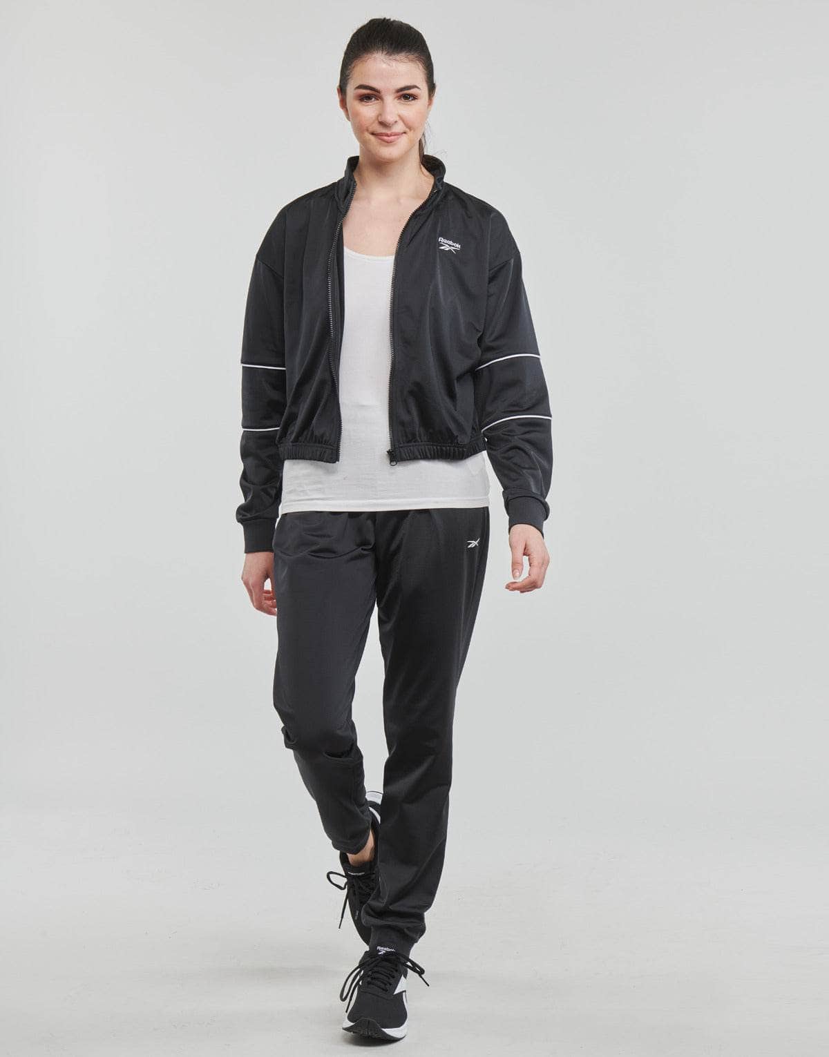 Tuta Donna Reebok Classic TE Tracksuit Nero
