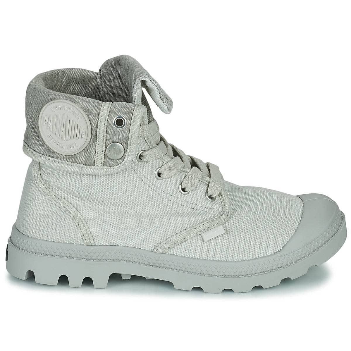 Sneakers alte Donna Palladium BAGGY Grigio