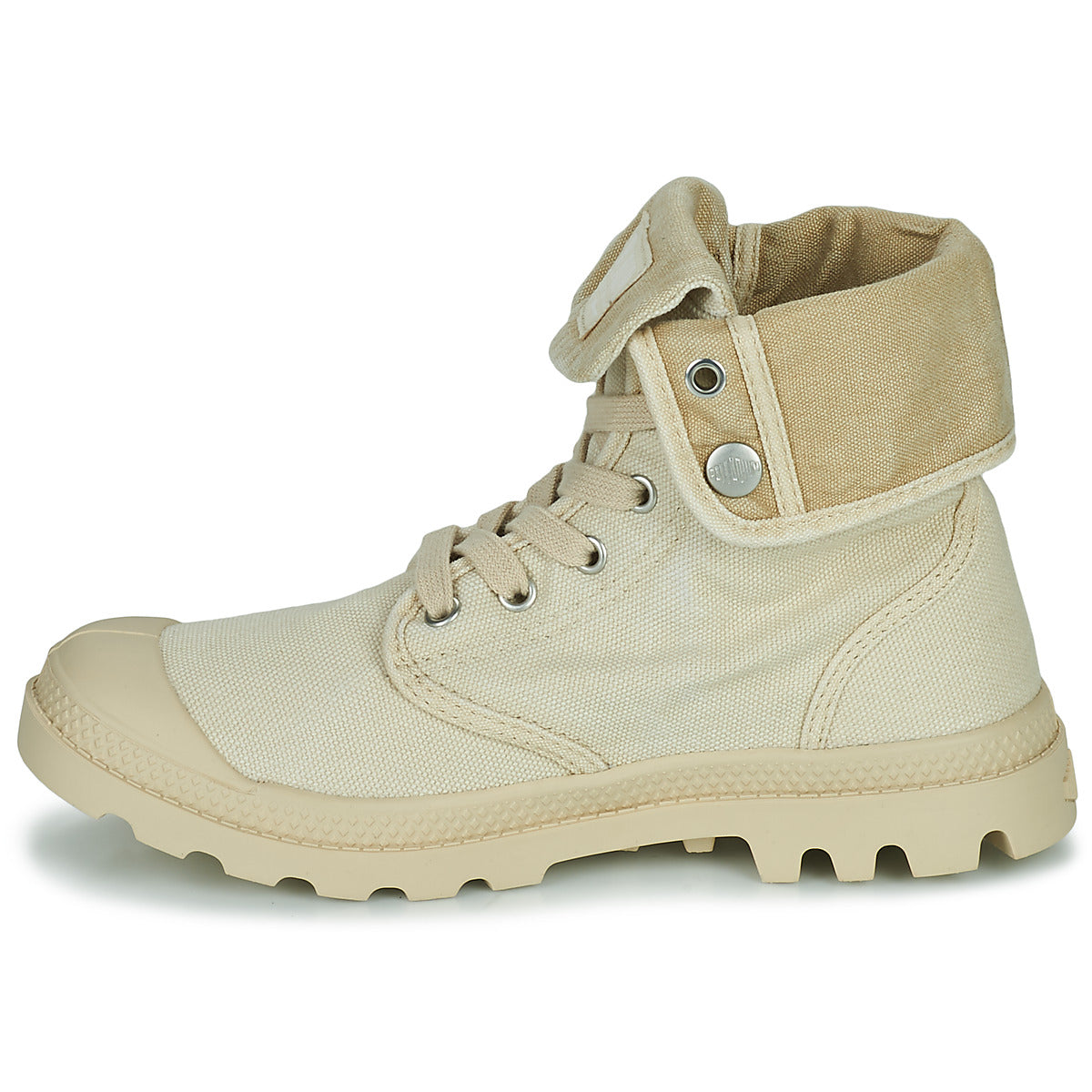 Sneakers alte Donna Palladium BAGGY Beige