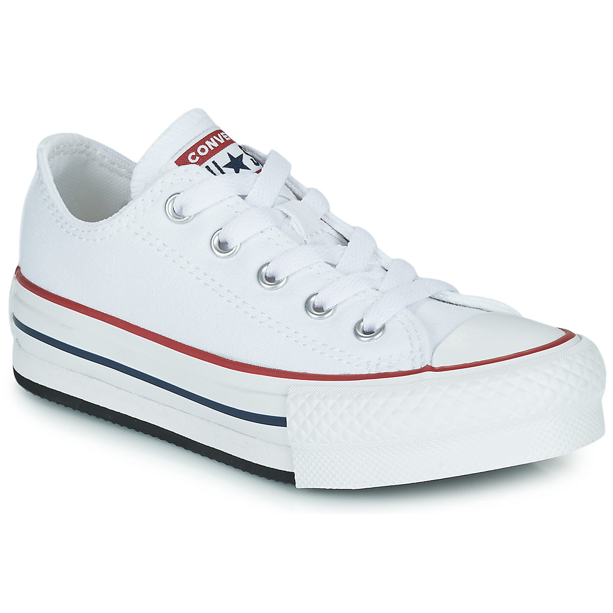Scarpe bambini ragazza Converse  Chuck Taylor All Star EVA Lift Foundation Ox  Bianco