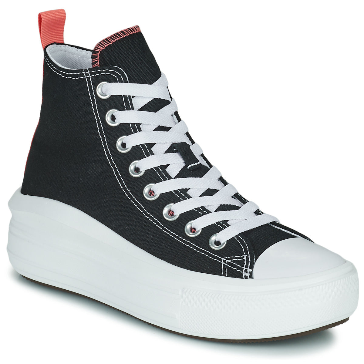 Scarpe bambini ragazza Converse Chuck Taylor All Star Move Canvas Color Hi Nero