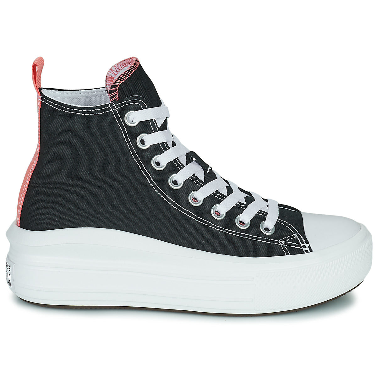 Scarpe bambini ragazza Converse  Chuck Taylor All Star Move Canvas Color Hi  Nero