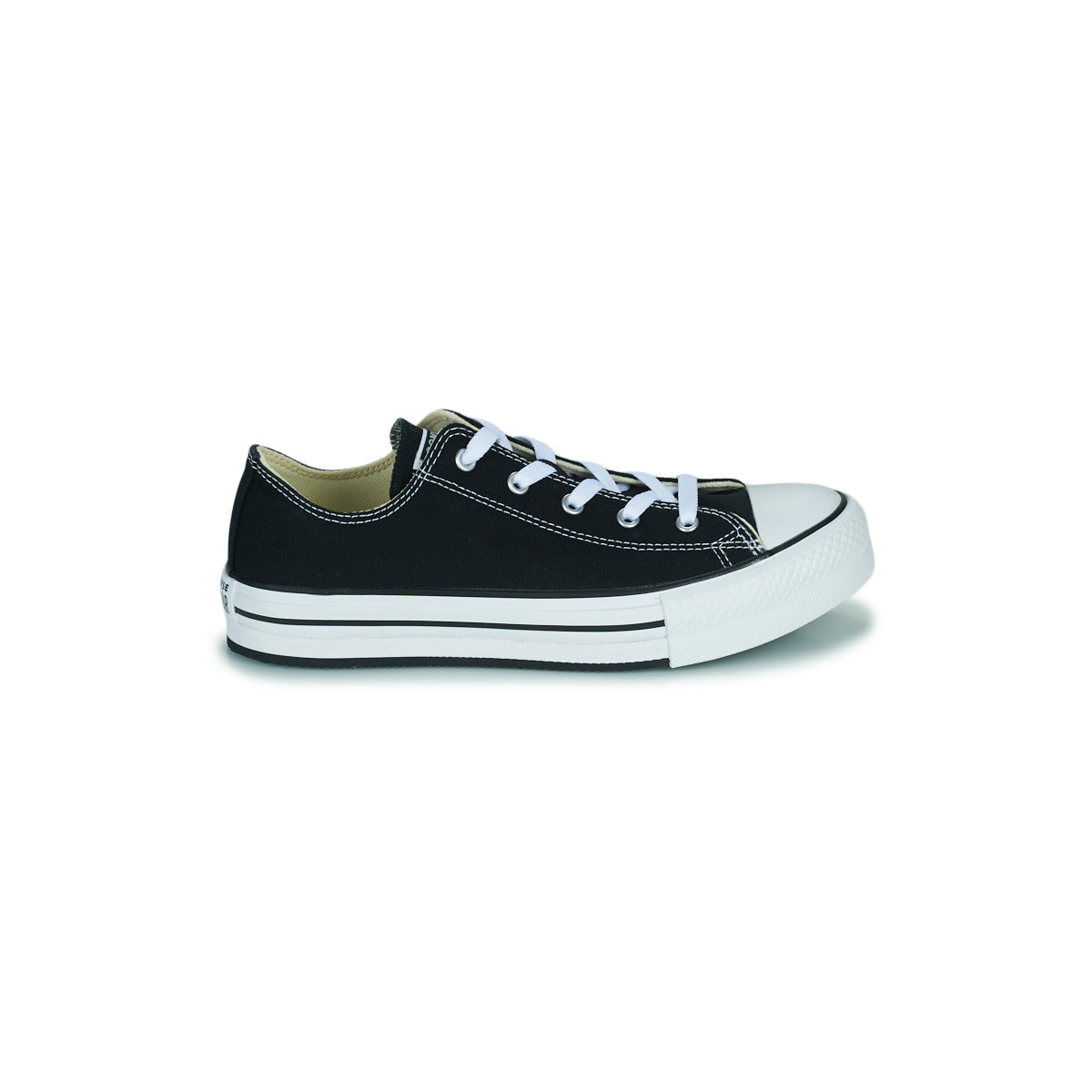 Scarpe bambini ragazza Converse Chuck Taylor All Star EVA Lift Foundation Ox Nero