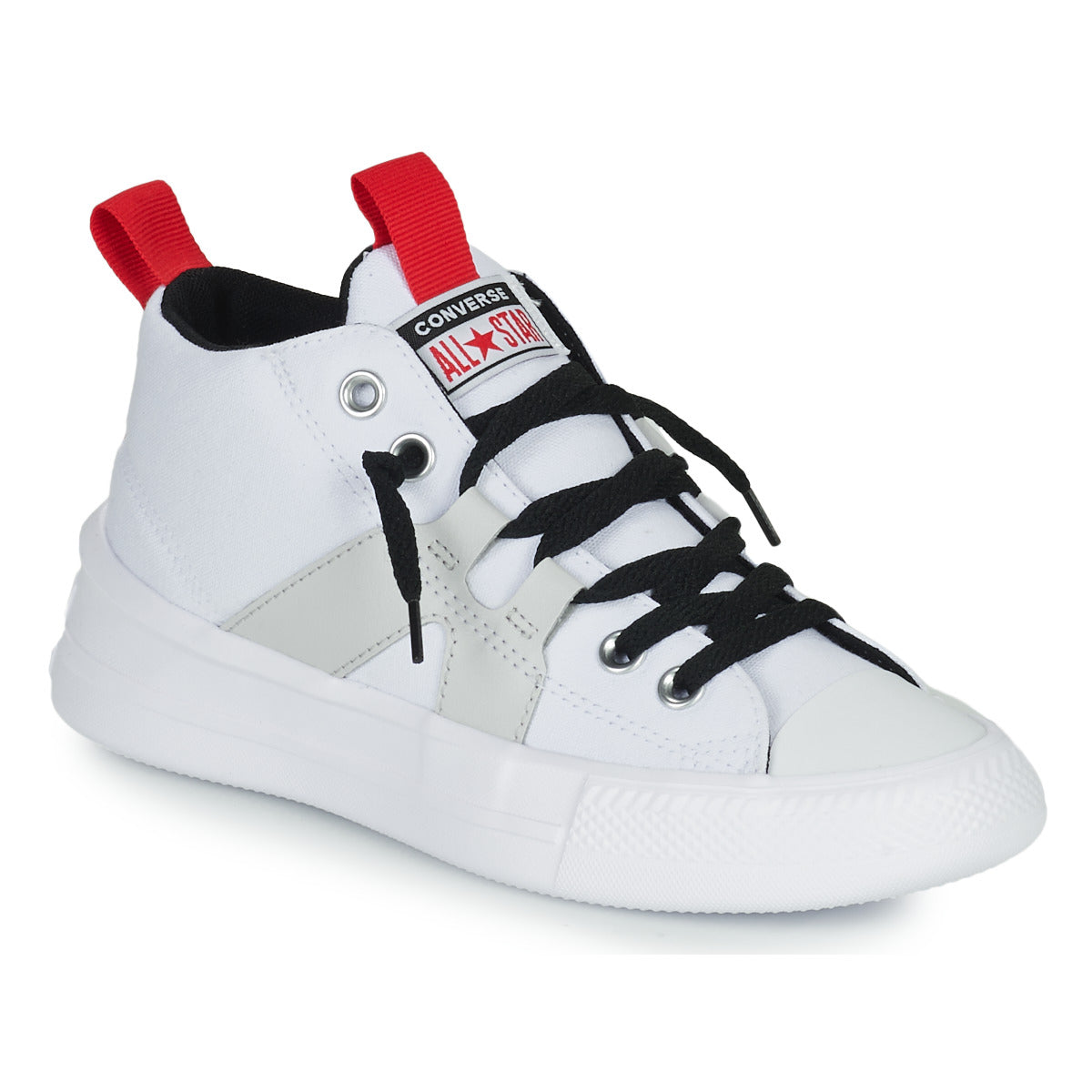 Scarpe bambini ragazza Converse  Chuck Taylor All Star Ultra Color Block Mid  Bianco