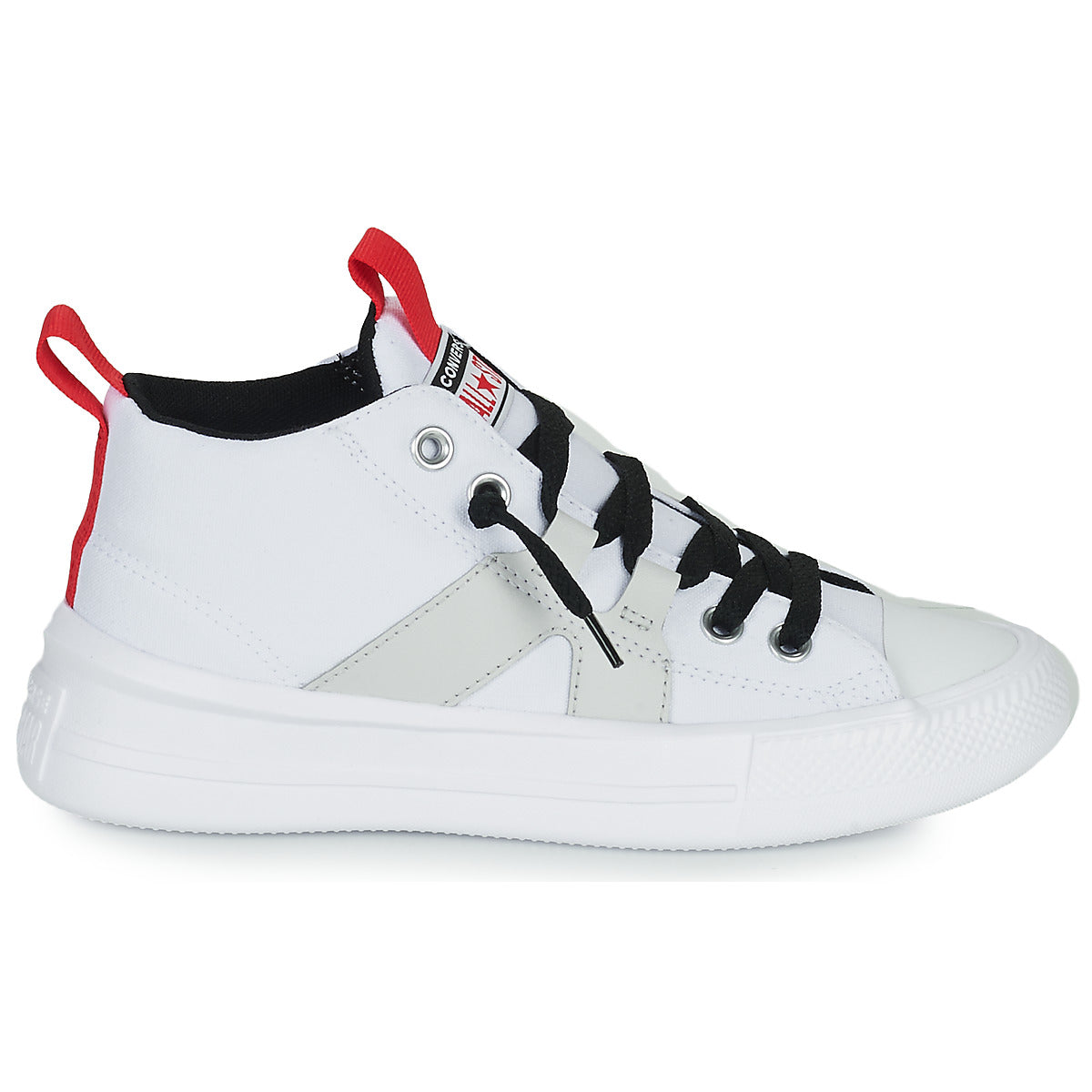 Scarpe bambini ragazza Converse  Chuck Taylor All Star Ultra Color Block Mid  Bianco