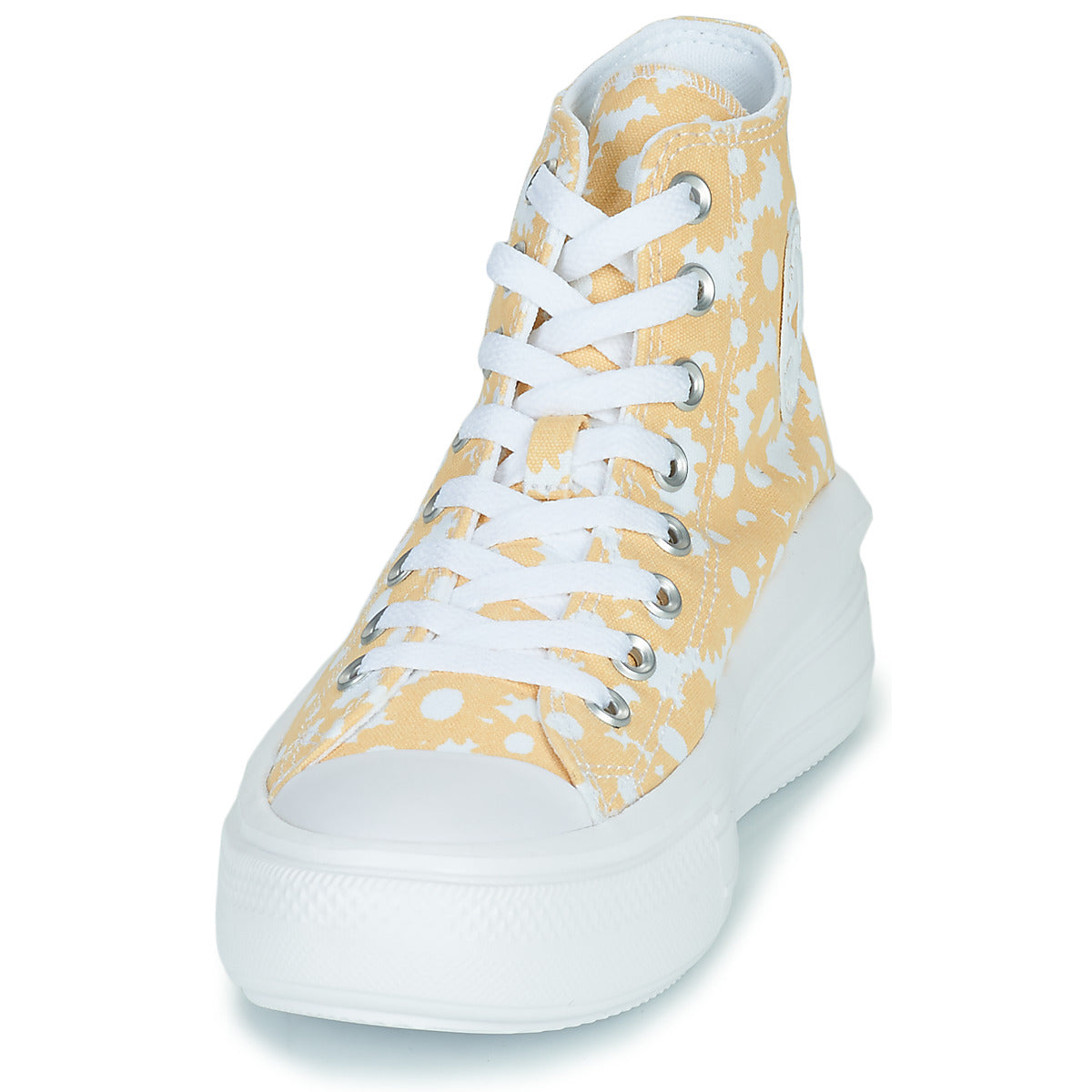 Sneakers alte Donna Converse  Chuck Taylor All Star Move Floral Platform Lo-Fi Craft Hi  Giallo
