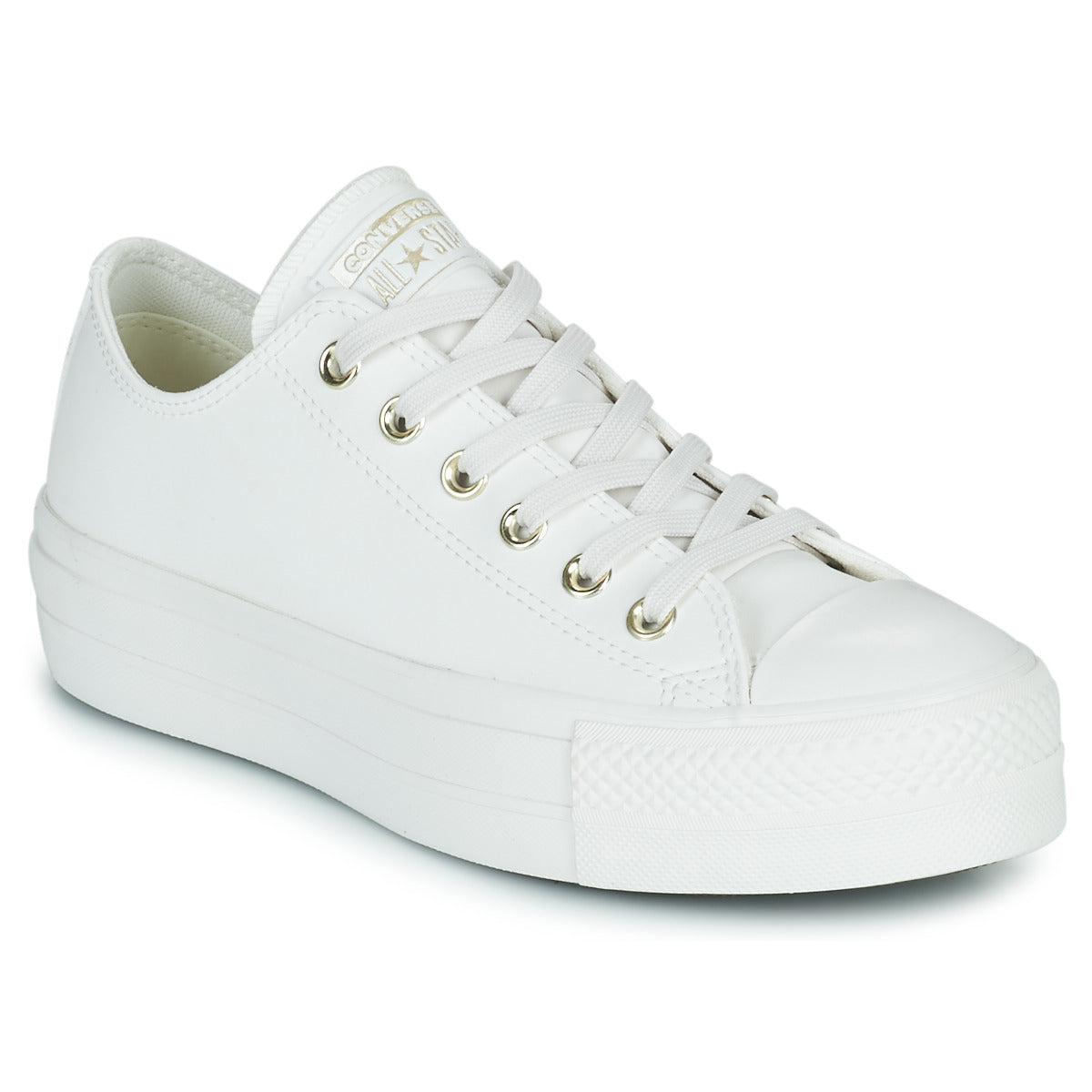 Sneakers basse Donna Converse  Chuck Taylor All Star Lift Mono White Ox  Bianco