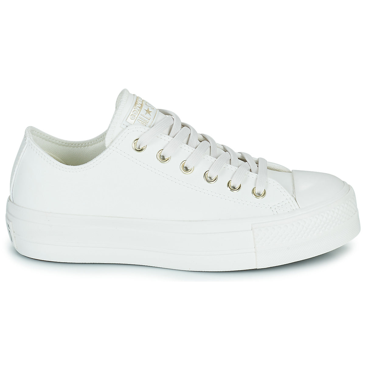 Sneakers basse Donna Converse  Chuck Taylor All Star Lift Mono White Ox  Bianco