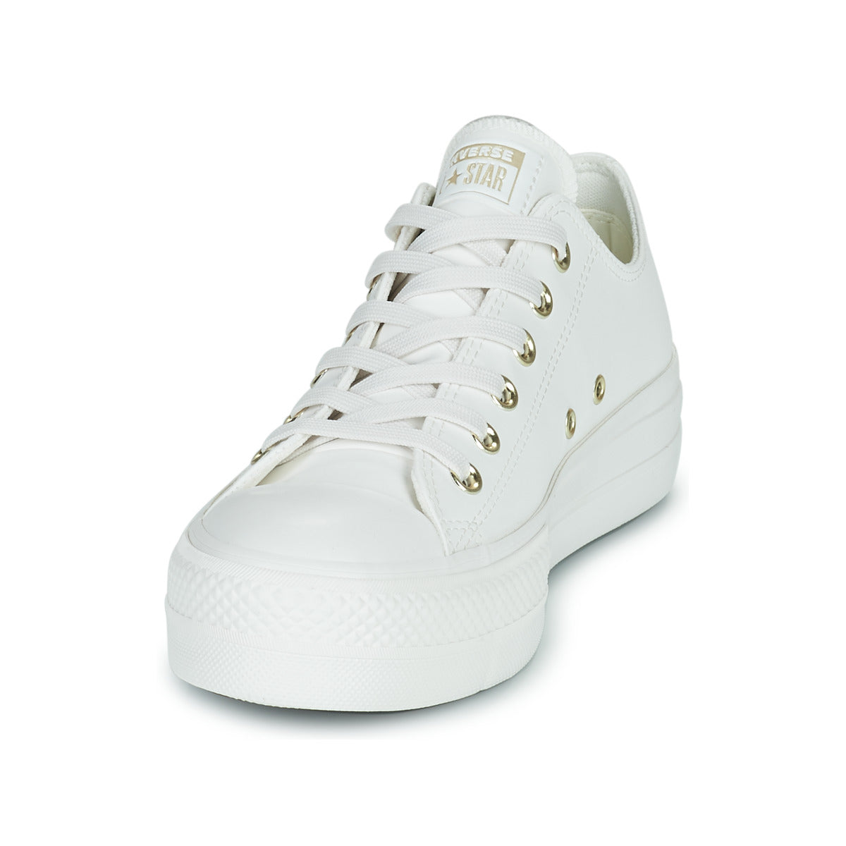 Sneakers basse Donna Converse  Chuck Taylor All Star Lift Mono White Ox  Bianco