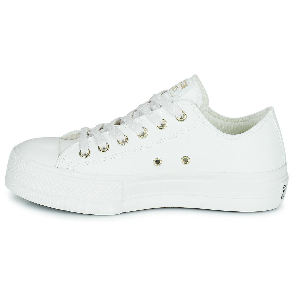 Sneakers basse Donna Converse  Chuck Taylor All Star Lift Mono White Ox  Bianco