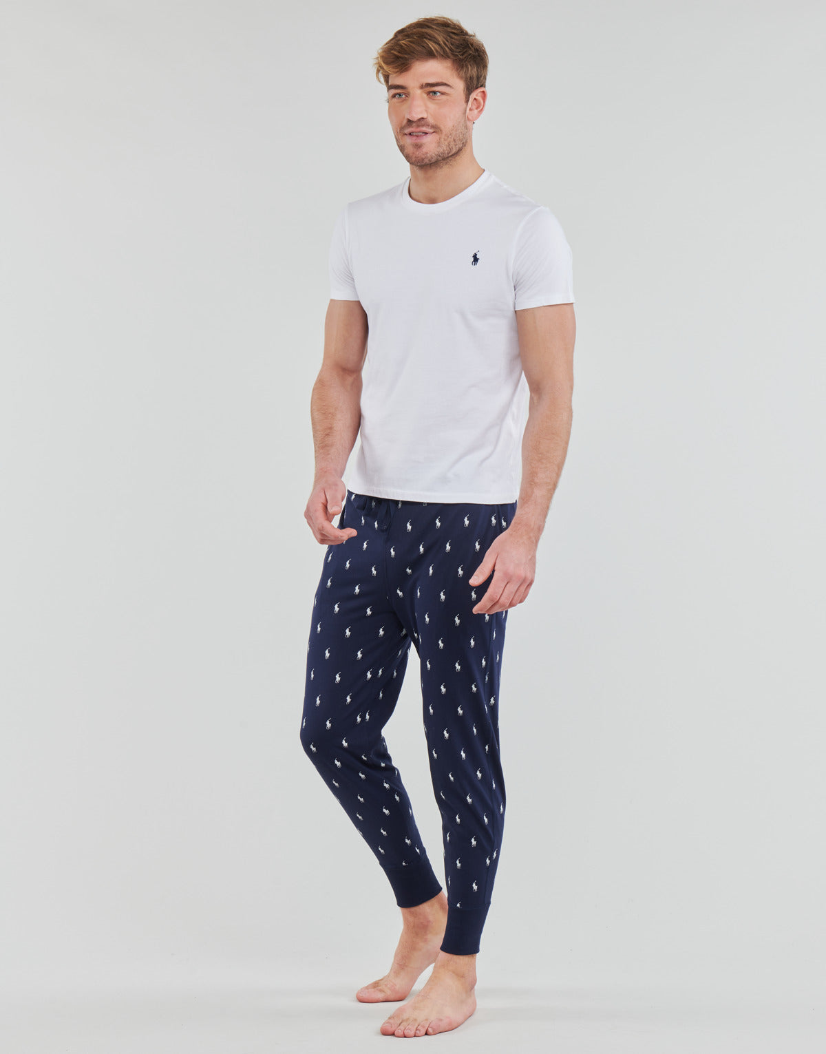 Pigiami / Camicia da notte Uomo Polo Ralph Lauren AOPP JOGGER Blu