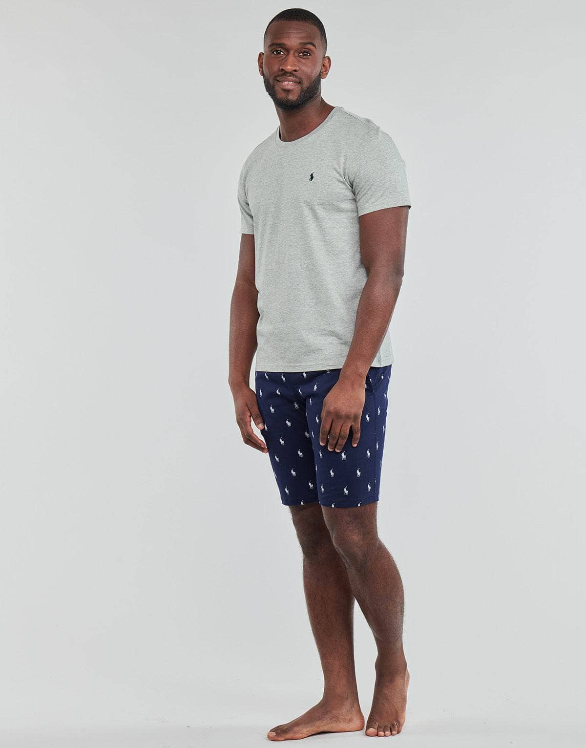 T-shirt Uomo Polo Ralph Lauren SS CREW Grigio