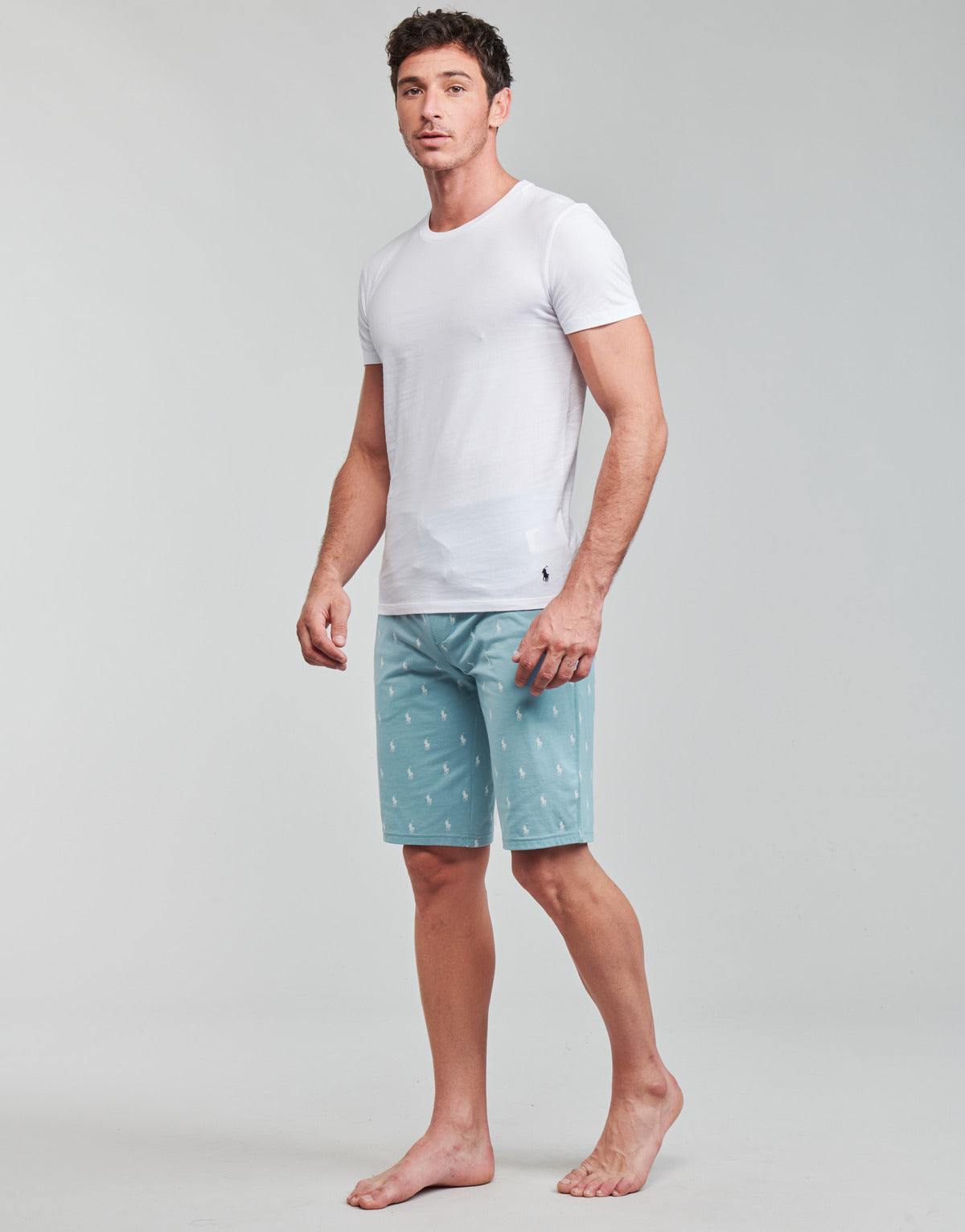 T-shirt Uomo Polo Ralph Lauren CREW NECK X3 Bianco