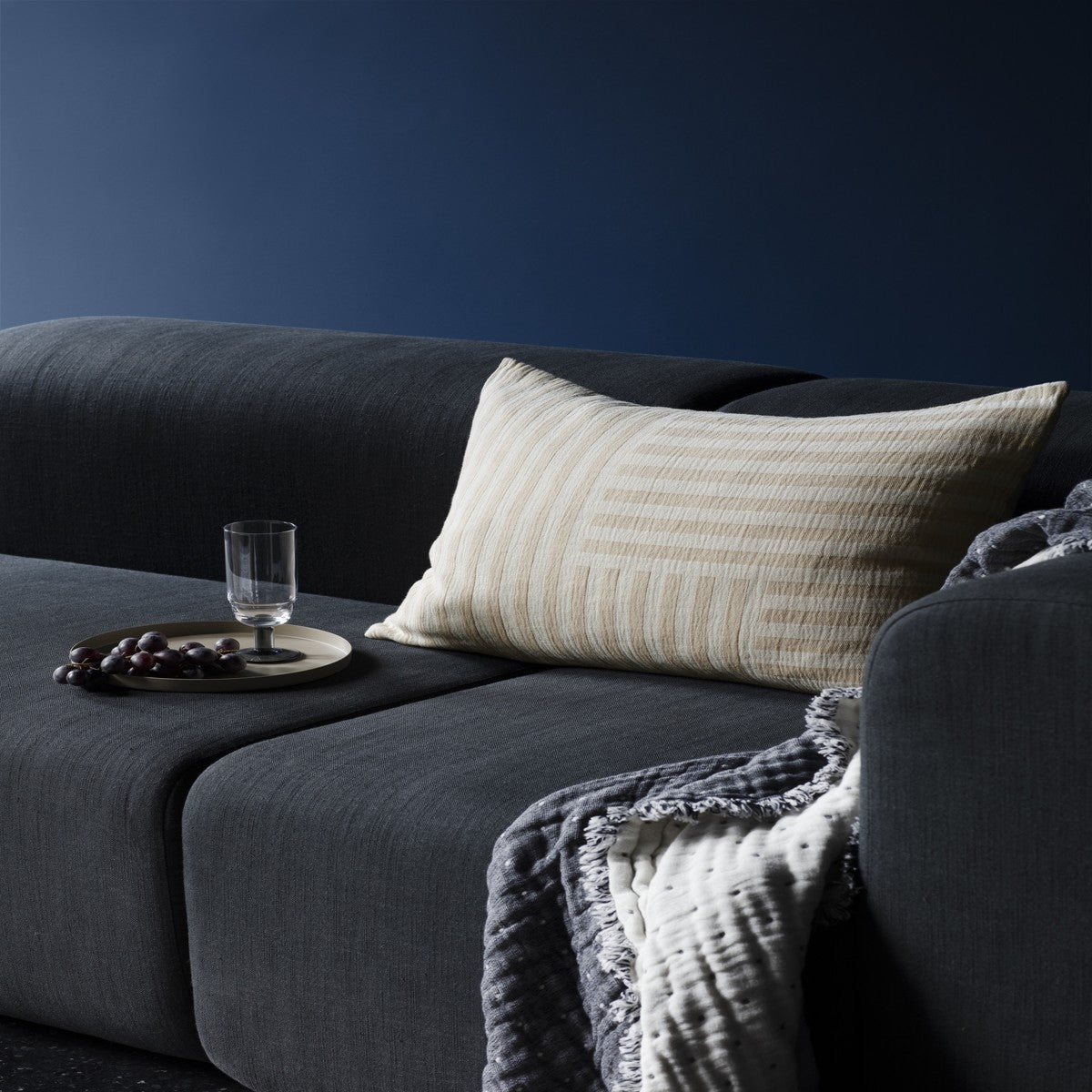 Fodere per cuscini Broste Copenhagen FRANKIE Marrone