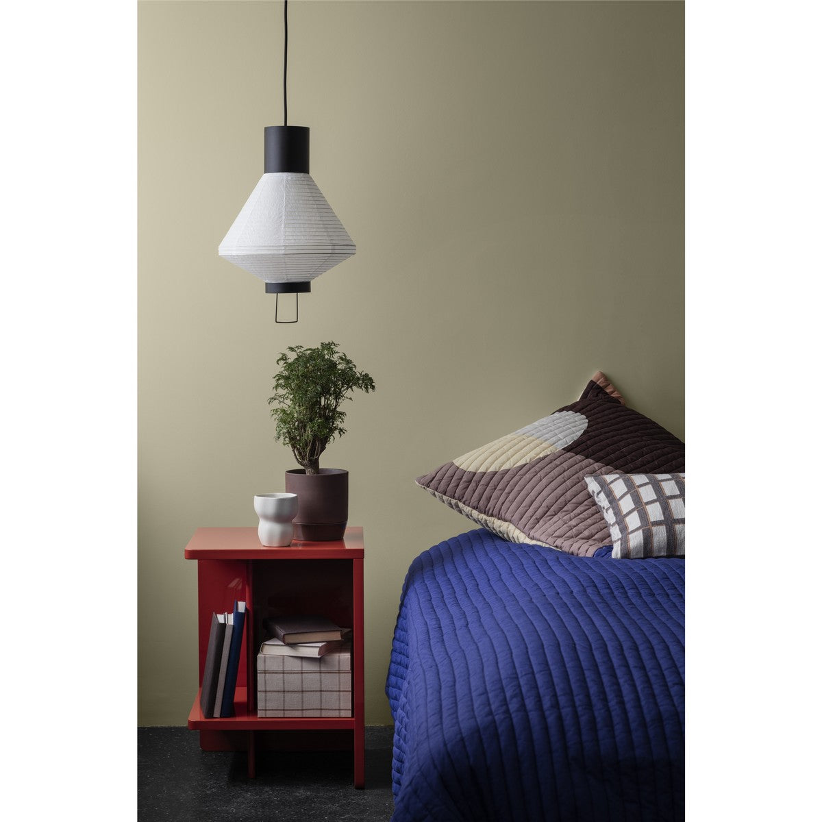 Plaid coperte Broste Copenhagen SENA Blu