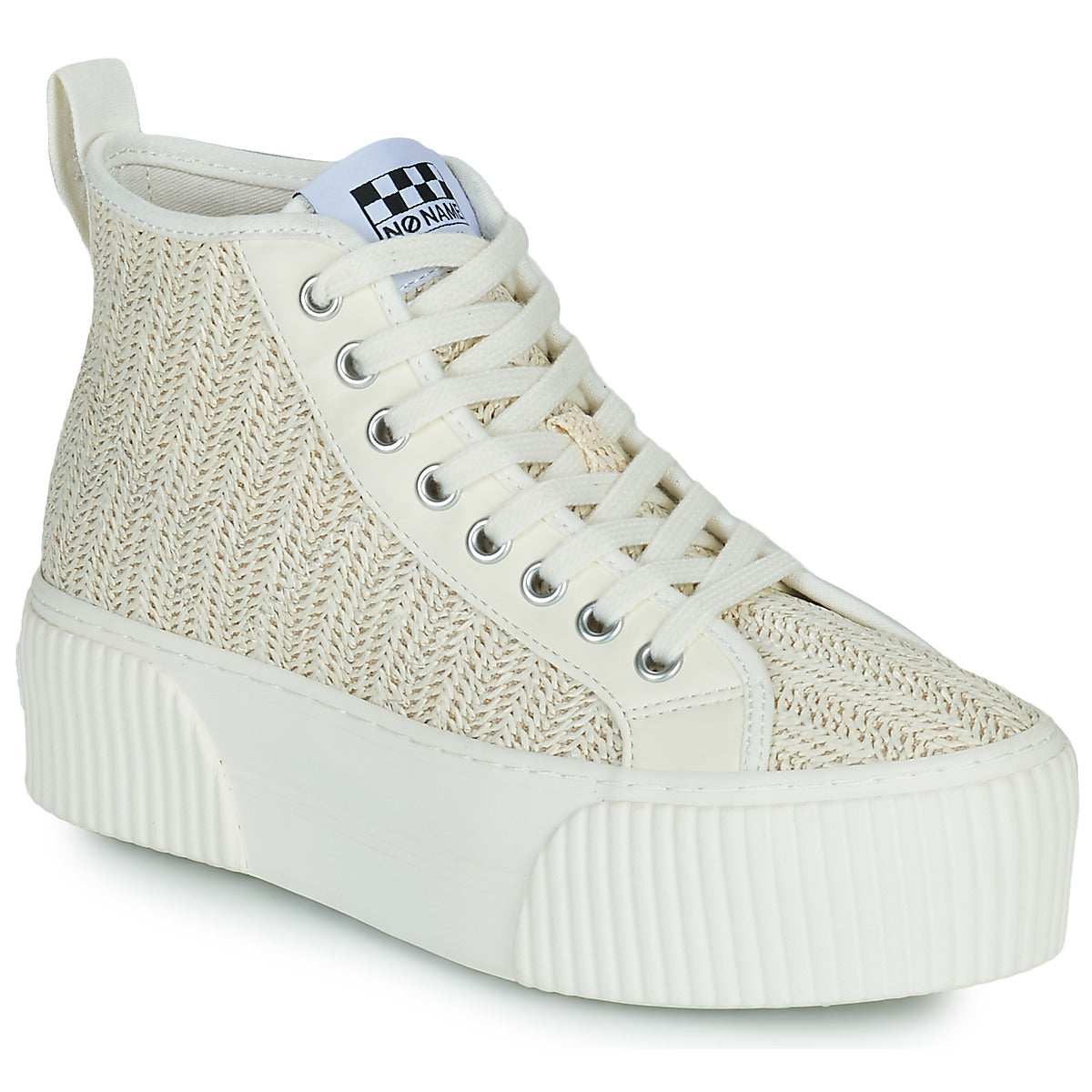 Sneakers alte Donna No Name  IRON MID  Bianco