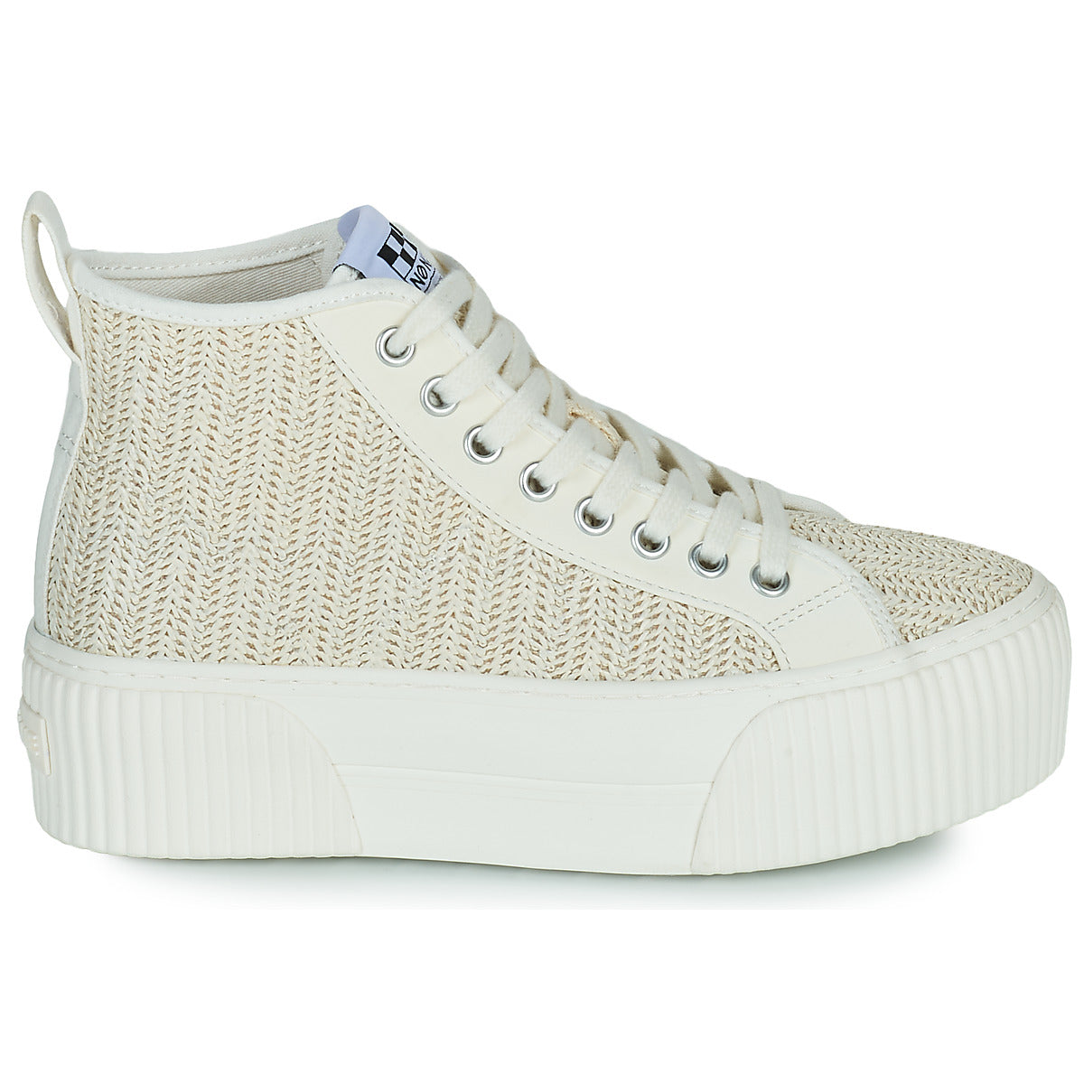 Sneakers alte Donna No Name  IRON MID  Bianco