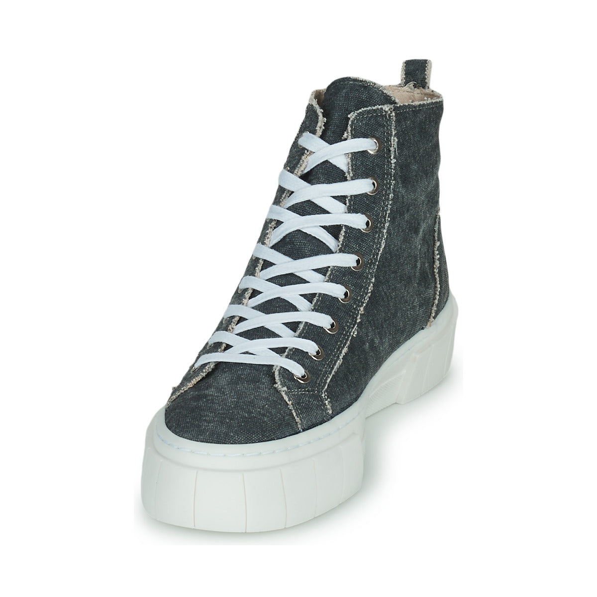 Sneakers alte Donna Regard NANCY V2 TOILE GRIGIO Grigio