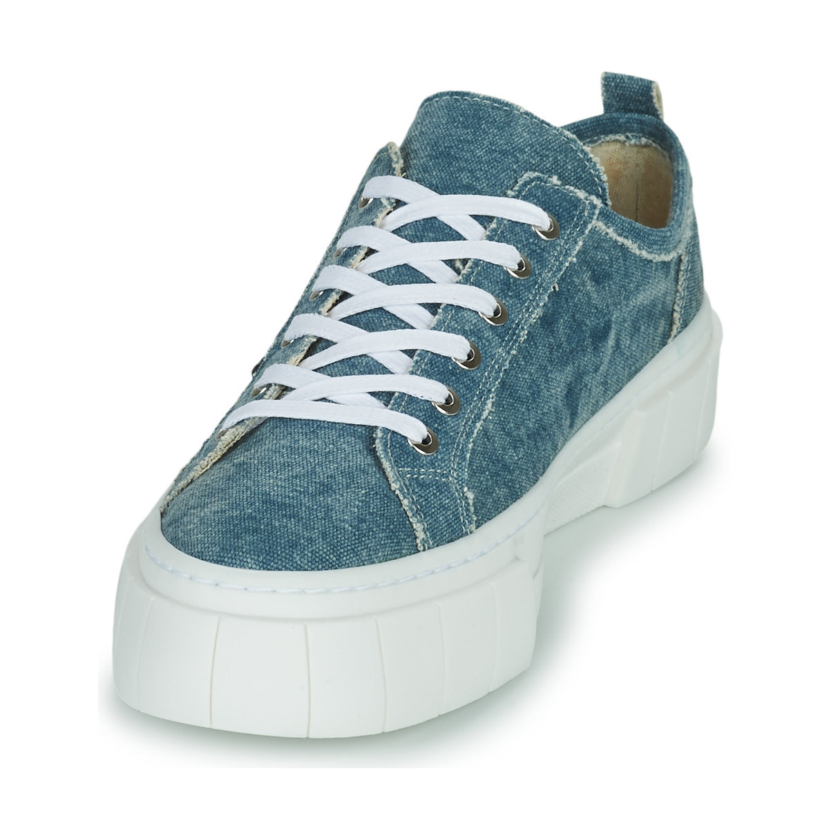 Sneakers basse Donna Regard NICE V2 TOILE JEAN Blu