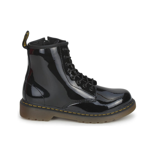 Stivaletti bambini ragazza Dr. Martens  JR BLACK PATENT LAMPER  Nero