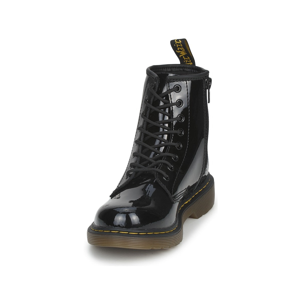 Stivaletti bambini ragazza Dr. Martens  JR BLACK PATENT LAMPER  Nero