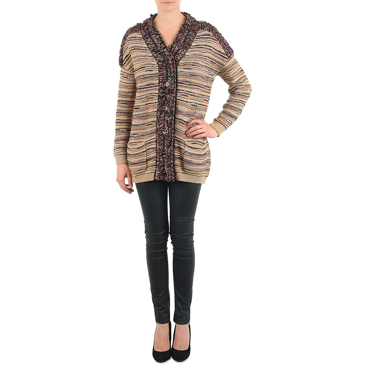 Gilet / Cardigan Donna Antik Batik WAYNE Beige