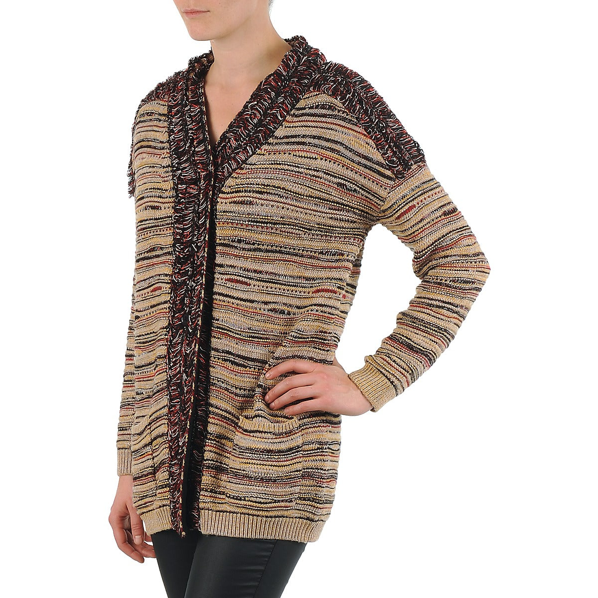 Gilet / Cardigan Donna Antik Batik WAYNE Beige