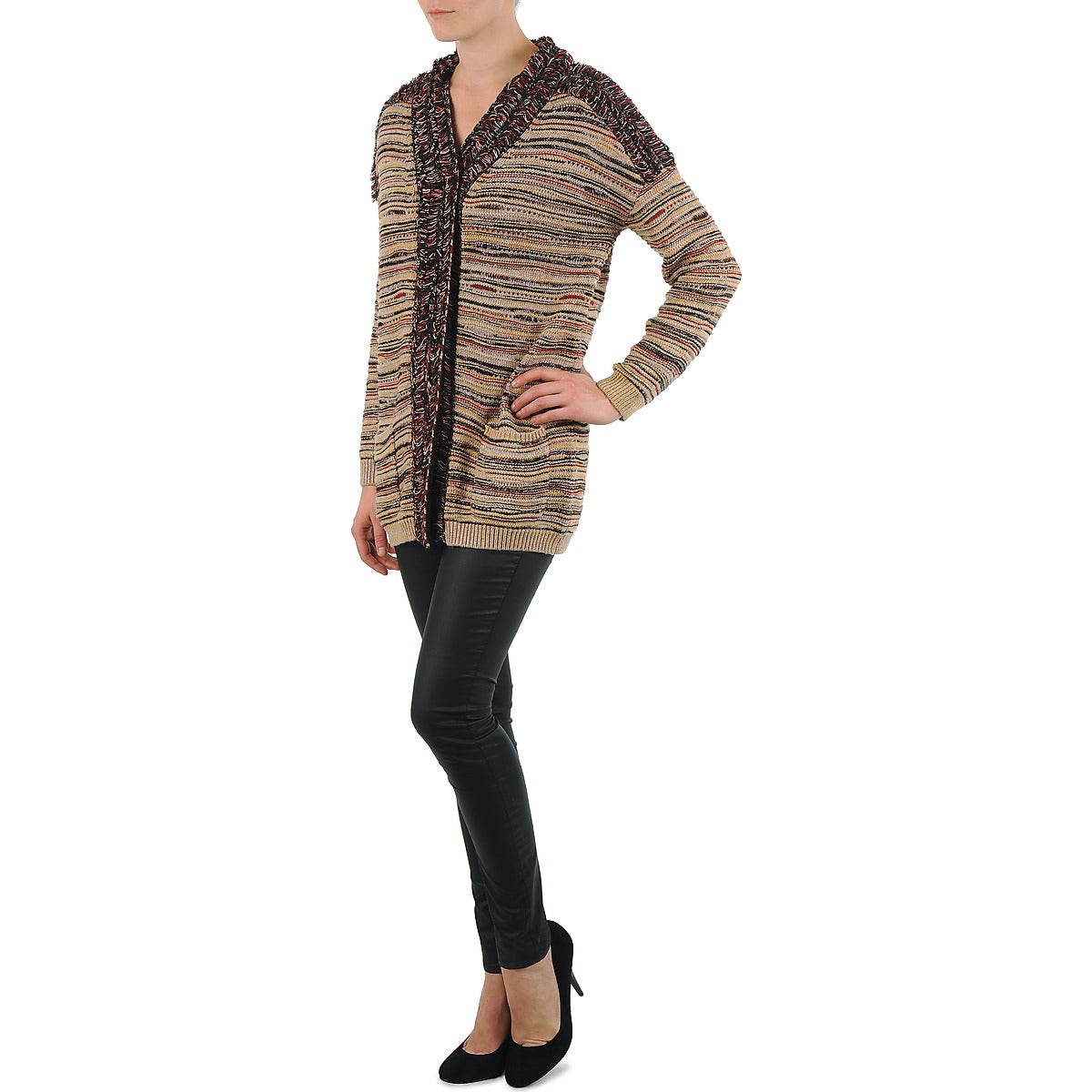 Gilet / Cardigan Donna Antik Batik WAYNE Beige