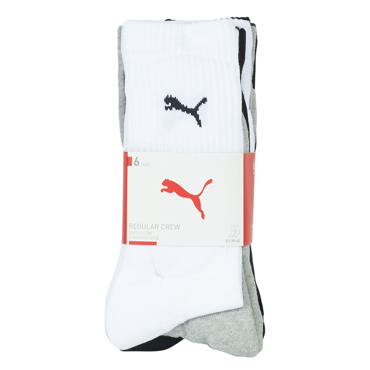 Calzini Uomo Puma  PUMA CREW SOCK X6  Multicolore