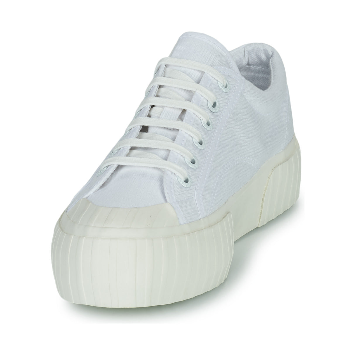Sneakers basse Donna Superga 2631 STRIPE PLATEFORM Bianco
