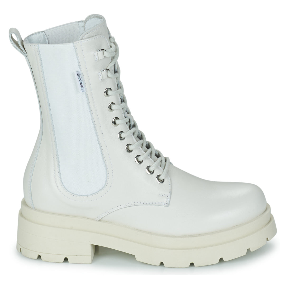 Stivaletti Donna NeroGiardini E116691D-713 Bianco