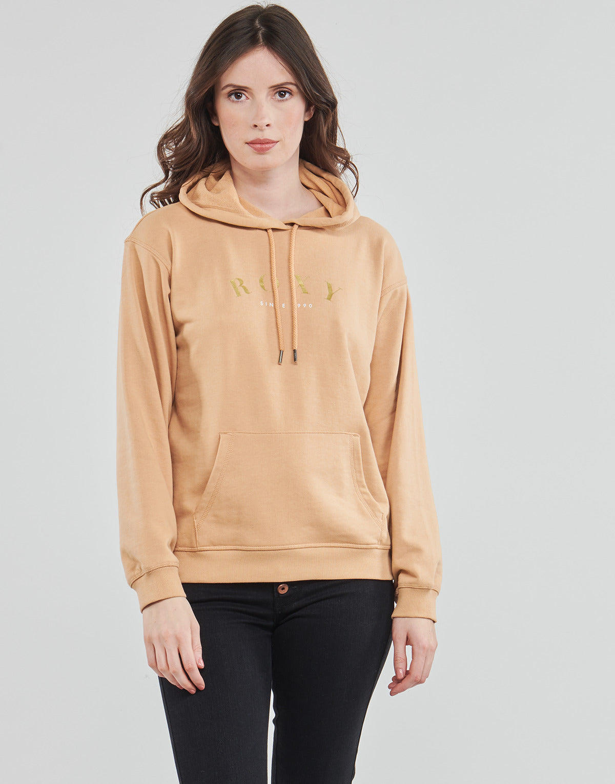 Felpa Donna Roxy  SURF STOKED HOODIE TERRY A  Arancio