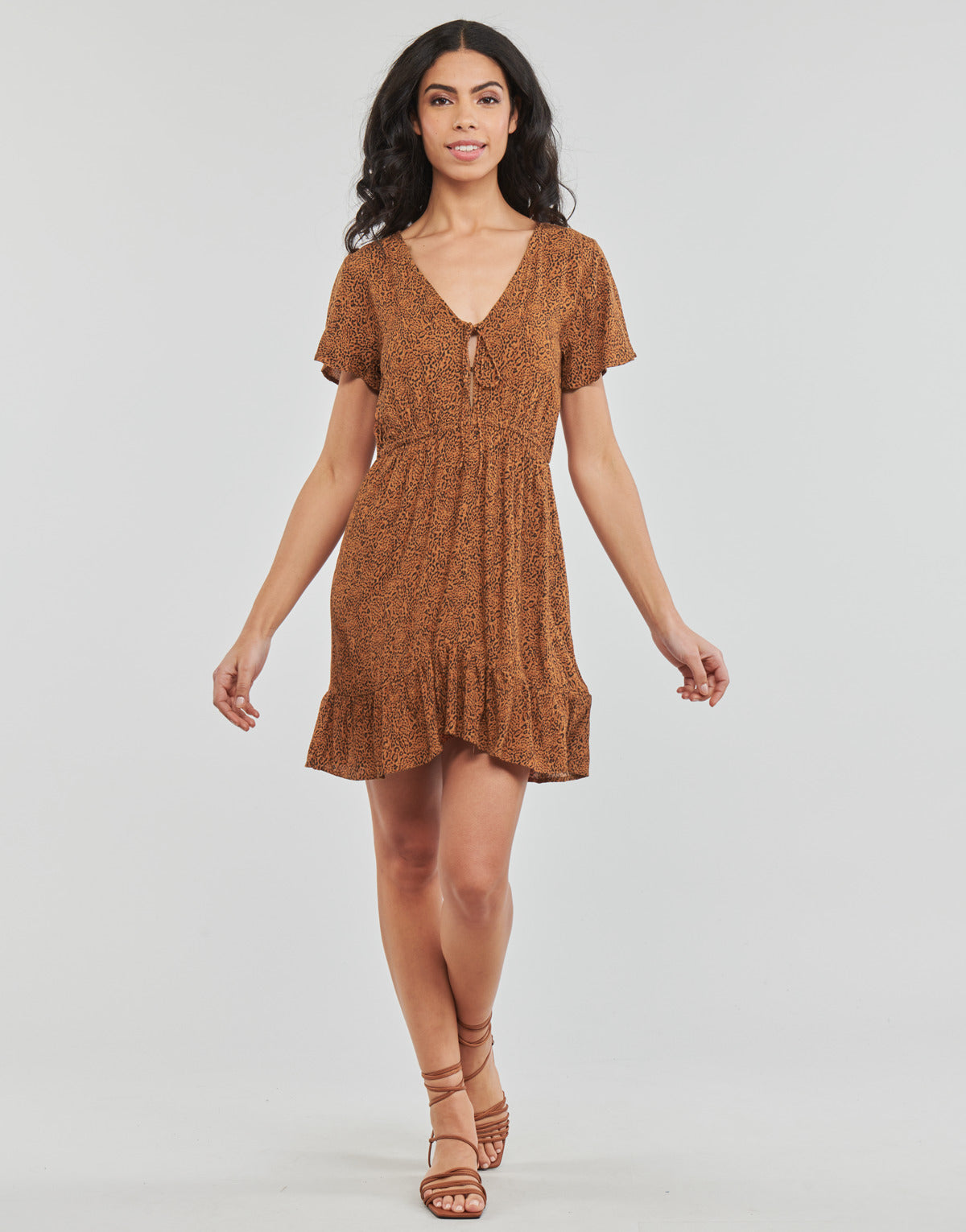 Abito corto Donna Billabong  Day trippin  Marrone