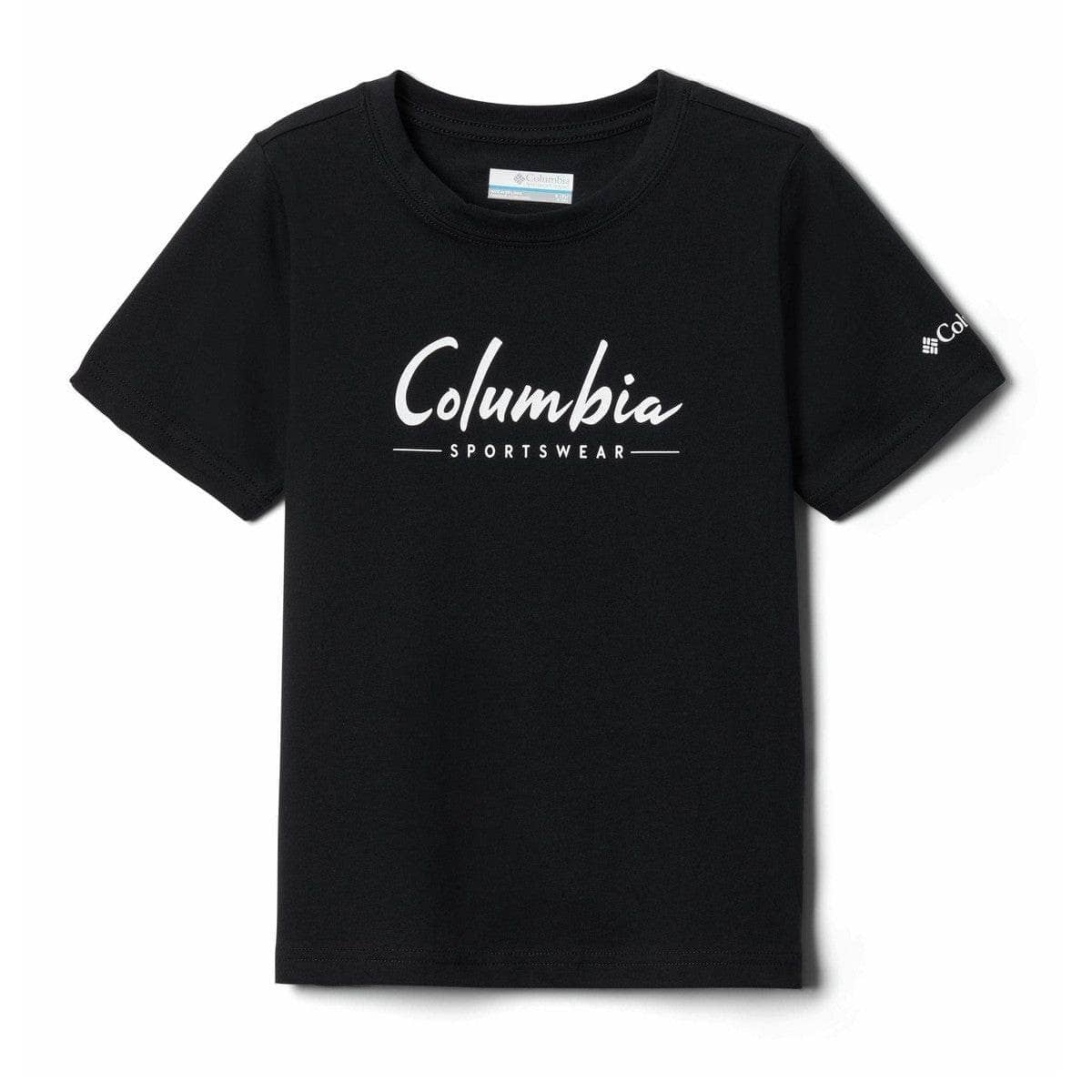 T-shirt ragazzo Columbia VALLEY CREEK SS GRAPHIC SHIRT Nero