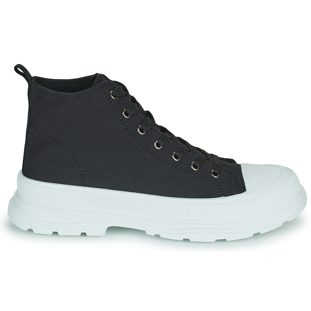 Sneakers alte Donna Moony Mood HIGHER Nero