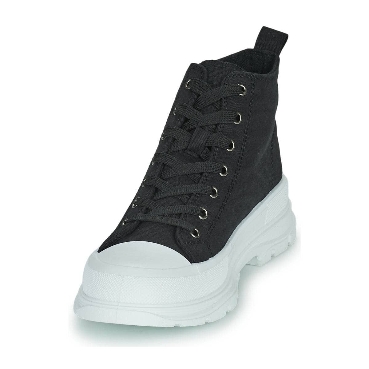 Sneakers alte Donna Moony Mood HIGHER Nero