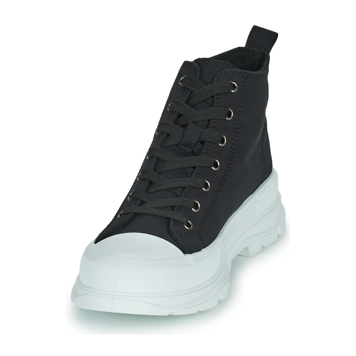 Sneakers alte Donna Moony Mood HIGHER Nero